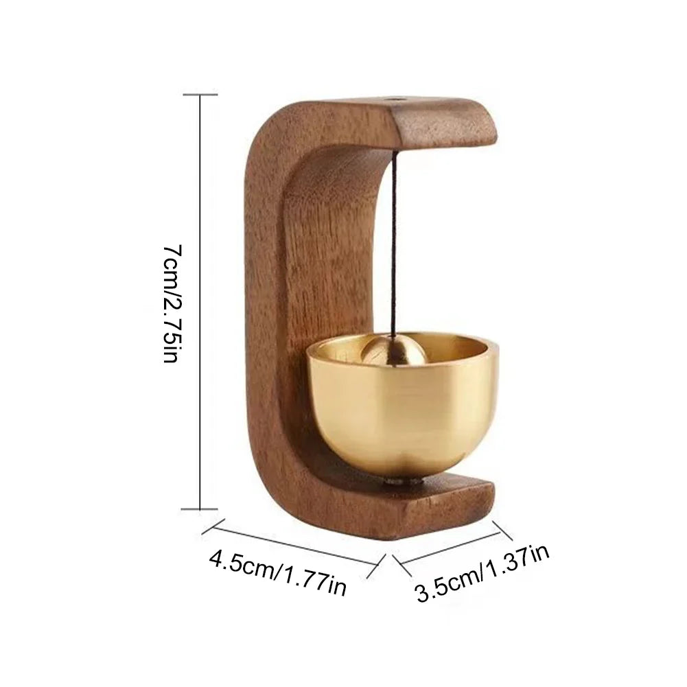 1-3PCS Magnetic Wood Doorbell Chime Hanging Wooden Wind Chimes Decorative Loud Door Bell Wind Loud Door Bell Home Decorations