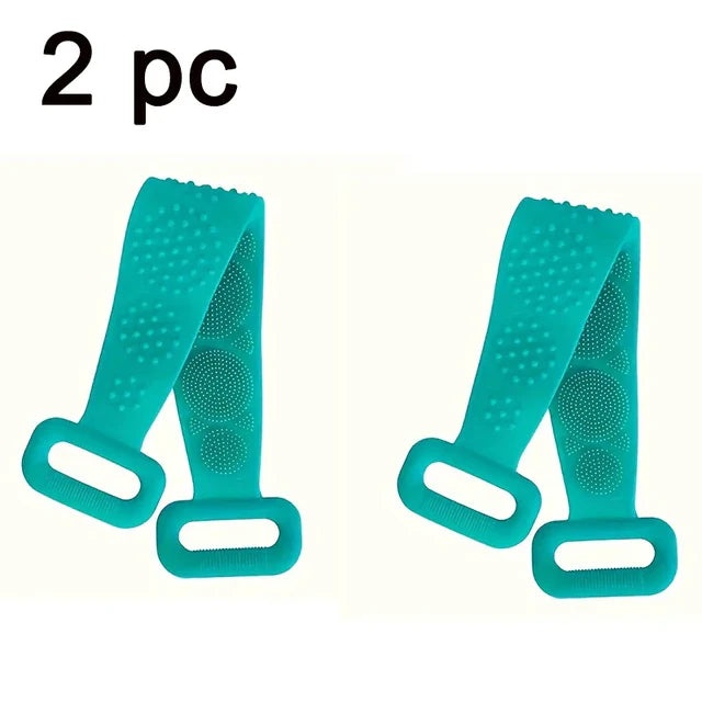 Body Silicone Brush Scrub Body Exfoliating Sponge Brush Bathroom Shower Back Brush Bath Scrub Clean Tool Stain Removal Bath Belt
