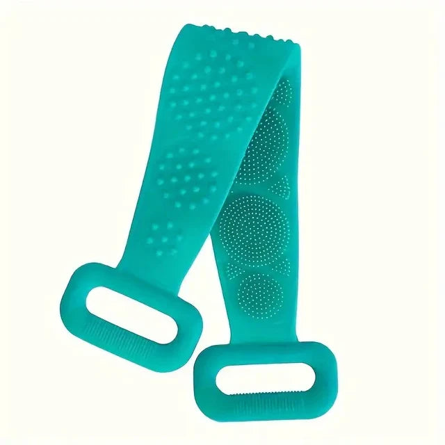 Body Silicone Brush Scrub Body Exfoliating Sponge Brush Bathroom Shower Back Brush Bath Scrub Clean Tool Stain Removal Bath Belt