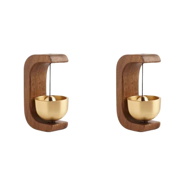 1-3PCS Magnetic Wood Doorbell Chime Hanging Wooden Wind Chimes Decorative Loud Door Bell Wind Loud Door Bell Home Decorations