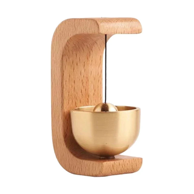 1-3PCS Magnetic Wood Doorbell Chime Hanging Wooden Wind Chimes Decorative Loud Door Bell Wind Loud Door Bell Home Decorations