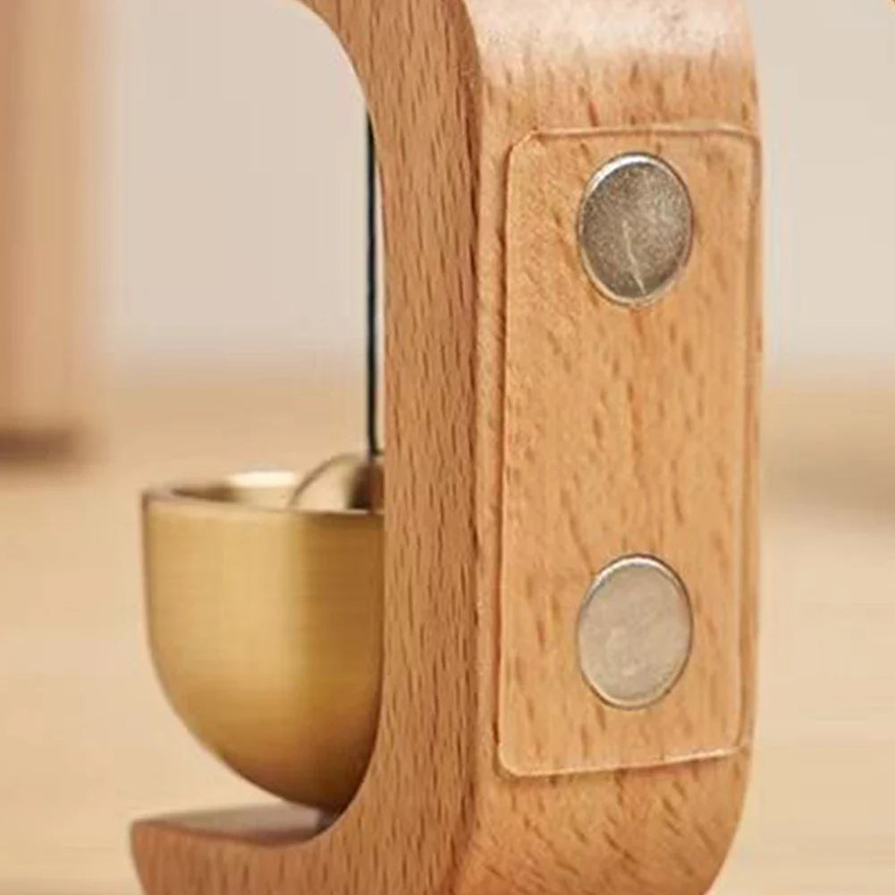 1-3PCS Magnetic Wood Doorbell Chime Hanging Wooden Wind Chimes Decorative Loud Door Bell Wind Loud Door Bell Home Decorations