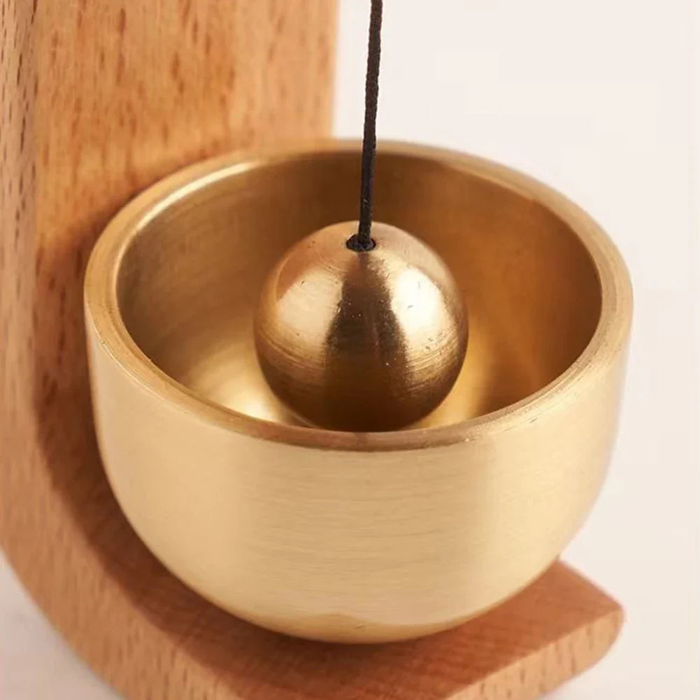 1-3PCS Magnetic Wood Doorbell Chime Hanging Wooden Wind Chimes Decorative Loud Door Bell Wind Loud Door Bell Home Decorations